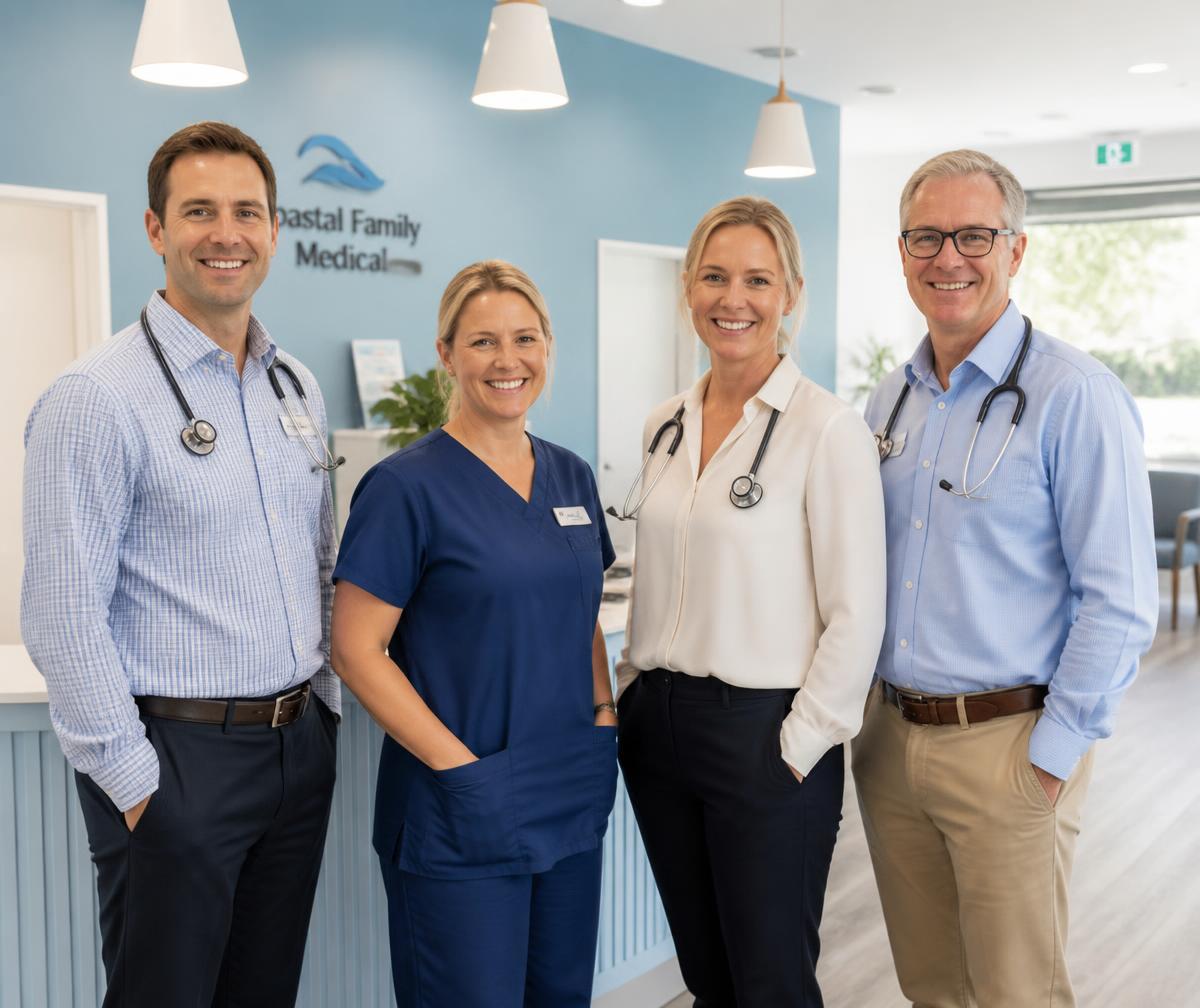 The Suprema Medical Centre team at the clinic reception